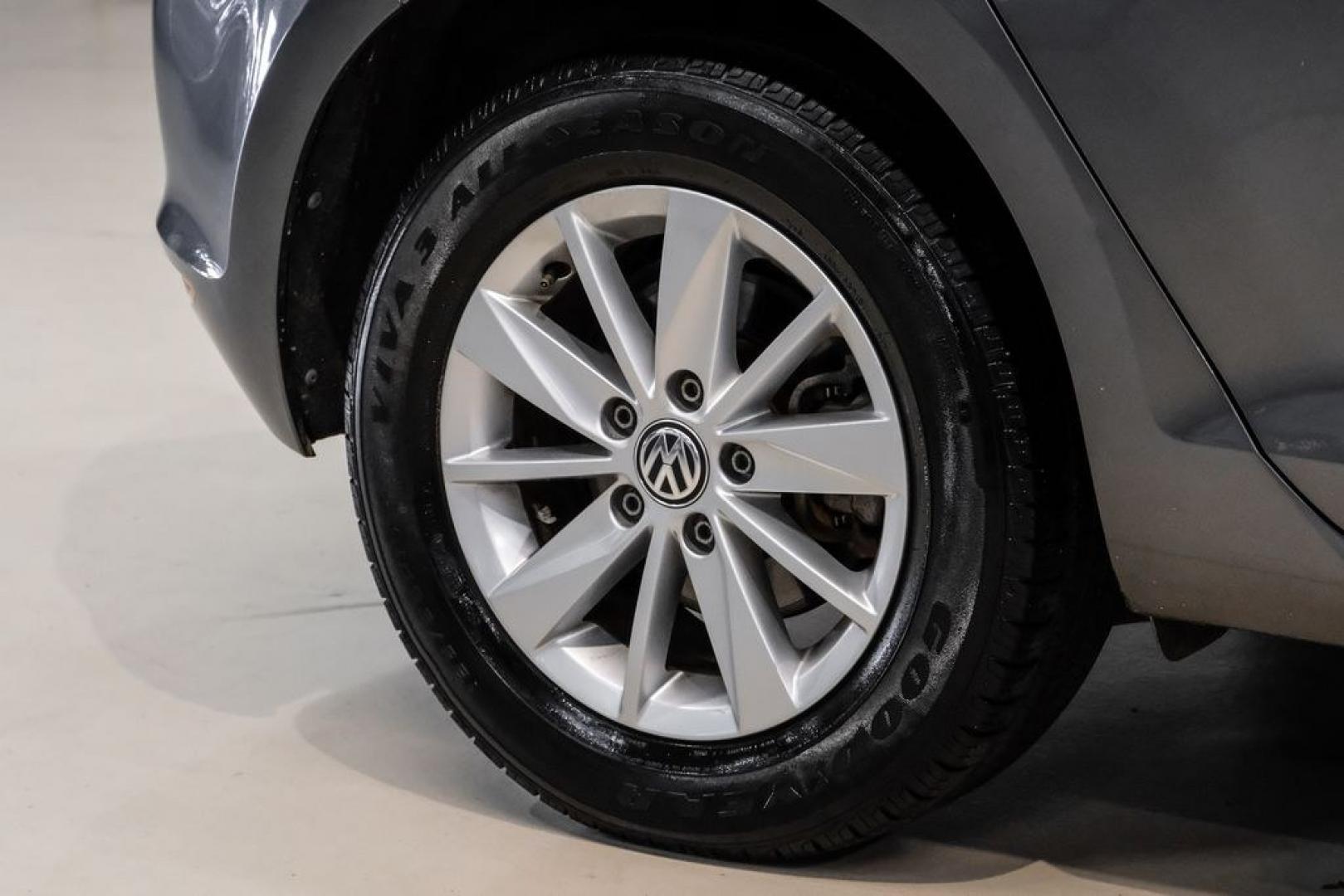 2015 Platinum Gray Metallic /Titan Black Volkswagen Golf TSI S 4-Door (3VW217AU0FM) with an 1.8L I4 Turbocharged DOHC 16V ULEV II 170hp engine, Automatic transmission, located at 15300 Midway Rd., Addison, TX, 75001, (972) 702-0011, 32.958321, -96.838074- Photo#52