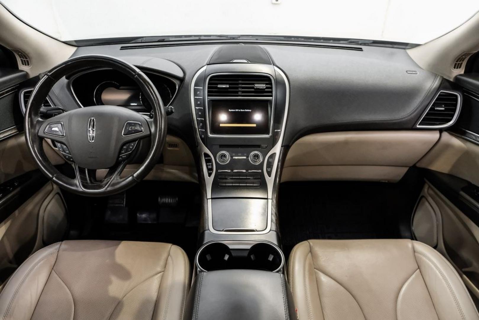 2017 White Gold Metallic /Cappuccino Lincoln MKX Reserve (2LMPJ6LR8HB) with an 3.7L V6 Ti-VCT 24V engine, Automatic transmission, located at 15300 Midway Rd., Addison, TX, 75001, (972) 702-0011, 32.958321, -96.838074- Photo#13