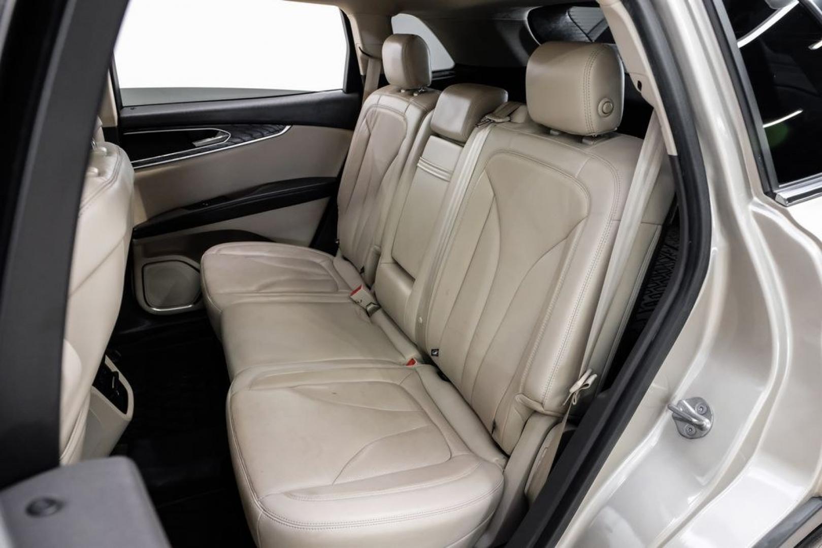 2017 White Gold Metallic /Cappuccino Lincoln MKX Reserve (2LMPJ6LR8HB) with an 3.7L V6 Ti-VCT 24V engine, Automatic transmission, located at 15300 Midway Rd., Addison, TX, 75001, (972) 702-0011, 32.958321, -96.838074- Photo#36
