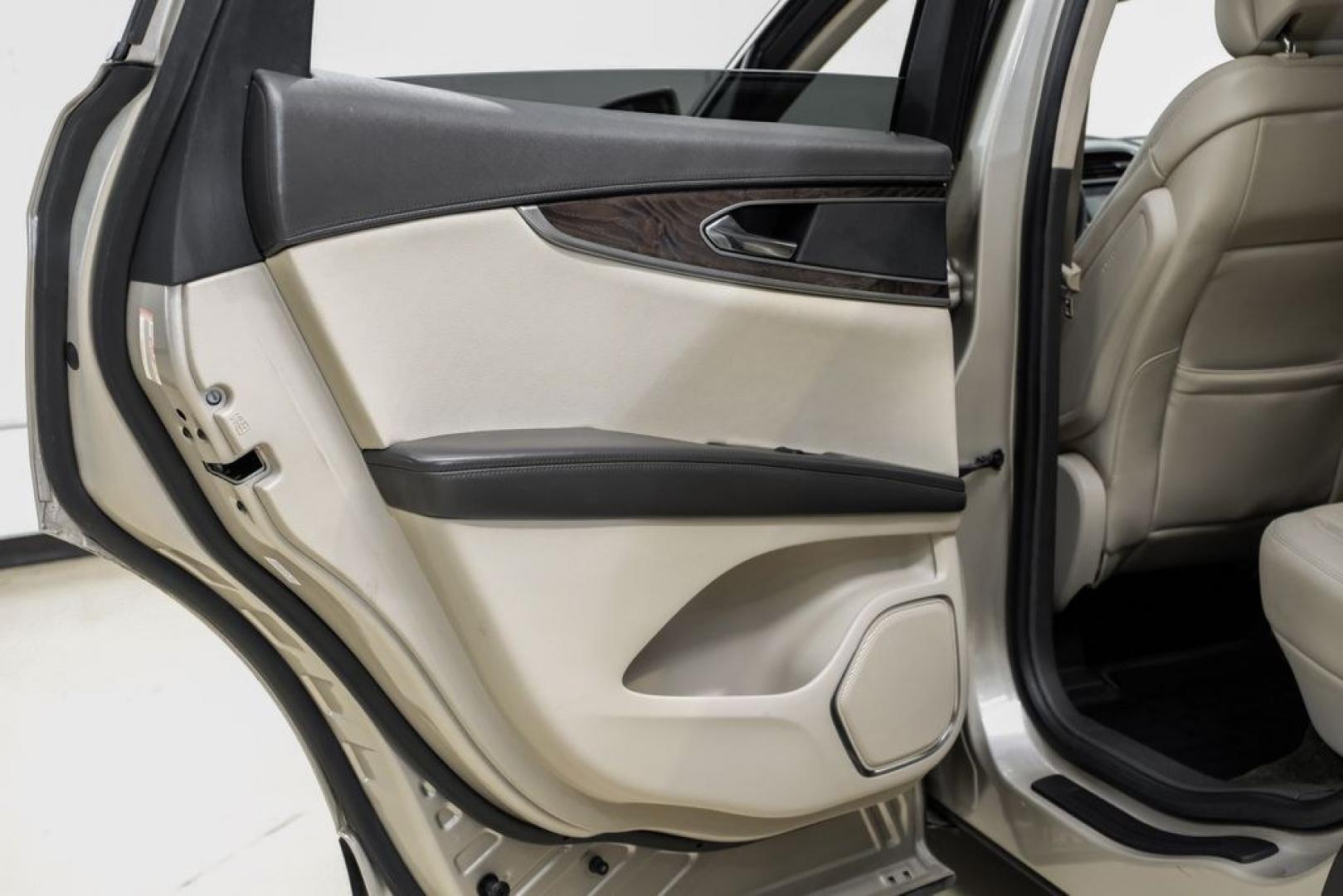 2017 White Gold Metallic /Cappuccino Lincoln MKX Reserve (2LMPJ6LR8HB) with an 3.7L V6 Ti-VCT 24V engine, Automatic transmission, located at 15300 Midway Rd., Addison, TX, 75001, (972) 702-0011, 32.958321, -96.838074- Photo#42