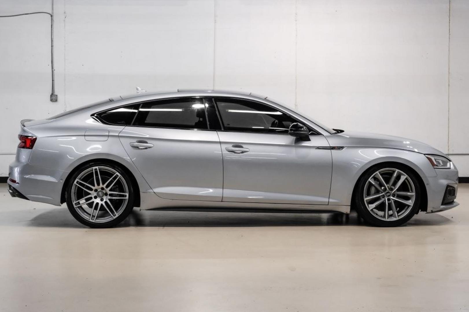 2019 Silver Metallic /Black Audi A5 Sportback Prestige (WAUFNCF55KA) with an 2.0L 4-Cylinder TFSI engine, Automatic transmission, located at 15300 Midway Rd., Addison, TX, 75001, (972) 702-0011, 32.958321, -96.838074- Photo#7