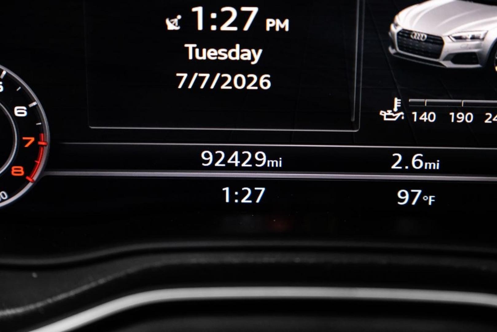 2019 Silver Metallic /Black Audi A5 Sportback Prestige (WAUFNCF55KA) with an 2.0L 4-Cylinder TFSI engine, Automatic transmission, located at 15300 Midway Rd., Addison, TX, 75001, (972) 702-0011, 32.958321, -96.838074- Photo#19