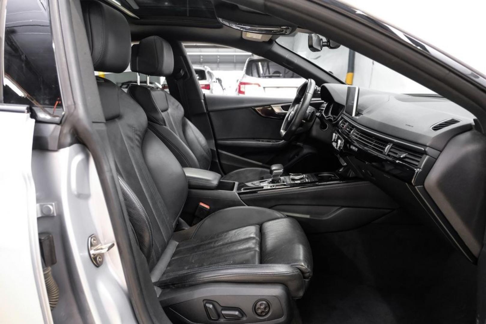 2019 Silver Metallic /Black Audi A5 Sportback Prestige (WAUFNCF55KA) with an 2.0L 4-Cylinder TFSI engine, Automatic transmission, located at 15300 Midway Rd., Addison, TX, 75001, (972) 702-0011, 32.958321, -96.838074- Photo#29