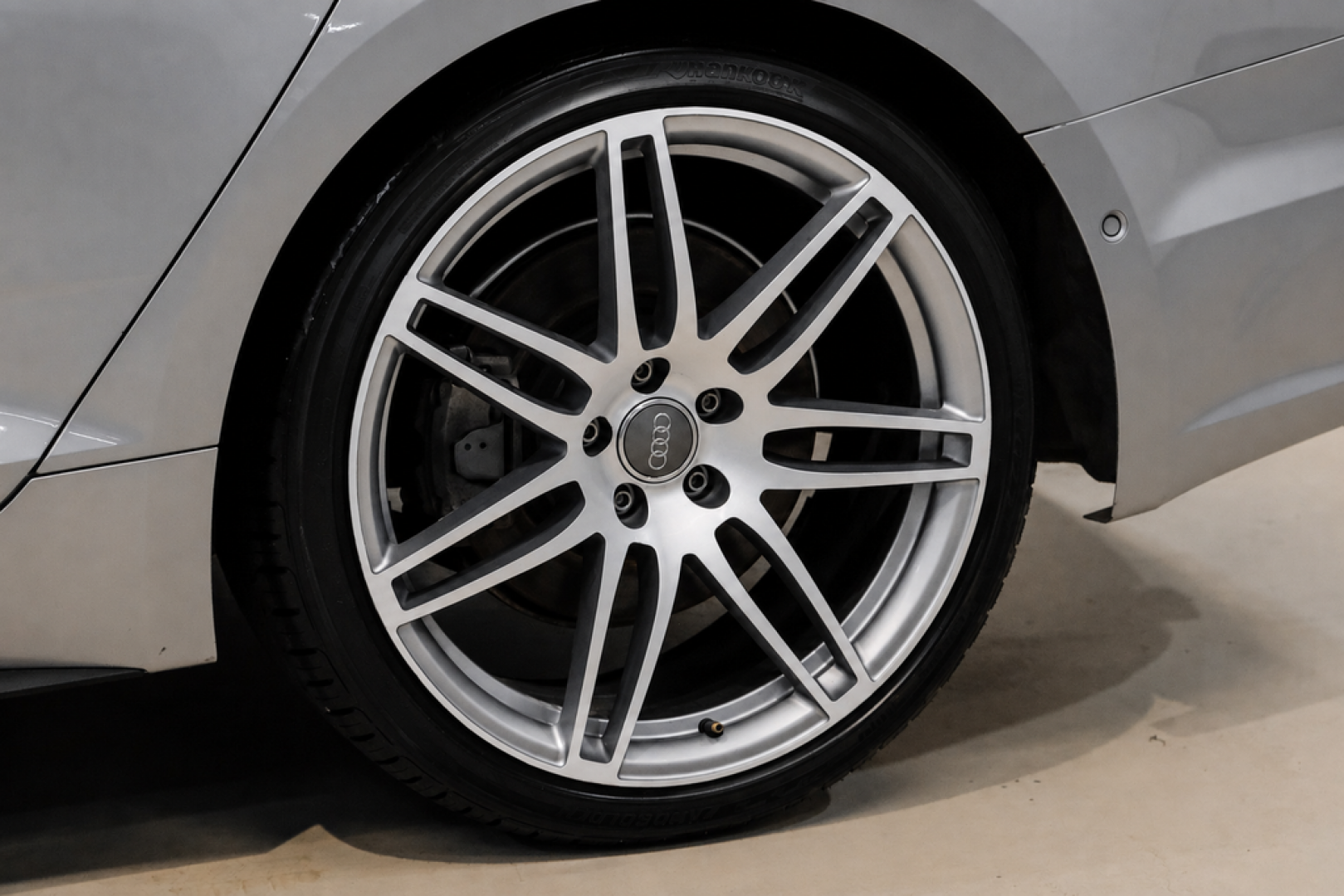 2019 Silver Metallic /Black Audi A5 Sportback Prestige (WAUFNCF55KA) with an 2.0L 4-Cylinder TFSI engine, Automatic transmission, located at 15300 Midway Rd., Addison, TX, 75001, (972) 702-0011, 32.958321, -96.838074- Photo#49