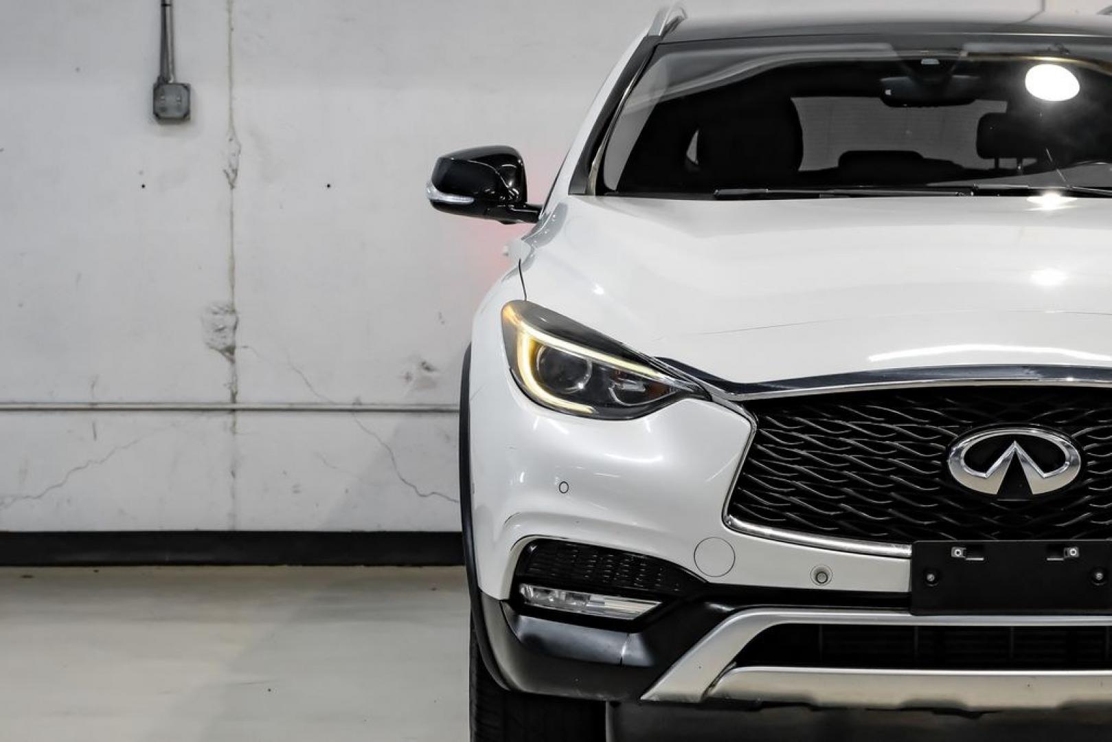 2017 Majestic /Graphite INFINITI QX30 Premium (SJKCH5CR3HA) with an 2.0L I4 Turbocharged engine, Automatic transmission, located at 15300 Midway Rd., Addison, TX, 75001, (972) 702-0011, 32.958321, -96.838074- Photo#40