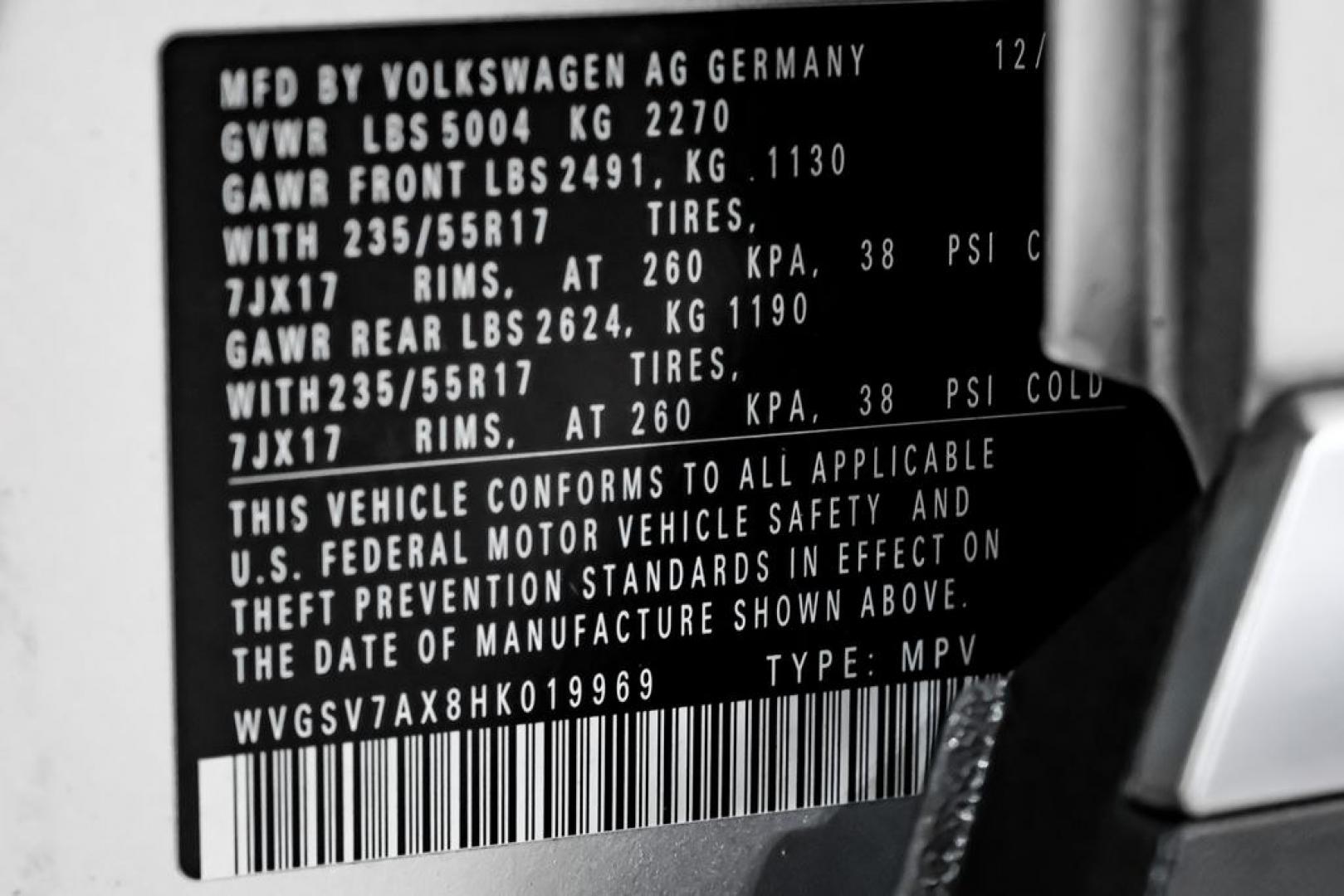 2017 Reflex Silver Metallic /Charcoal Black Volkswagen Tiguan 2.0T Wolfsburg Edition (WVGSV7AX8HK) with an 2.0L TSI DOHC engine, Automatic transmission, located at 15300 Midway Rd., Addison, TX, 75001, (972) 702-0011, 32.958321, -96.838074- Photo#54