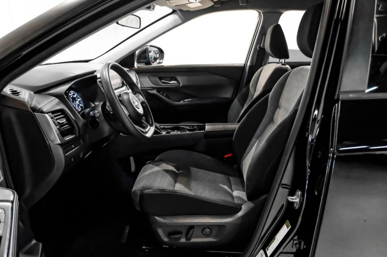 2023 Super Black /Charcoal Nissan Rogue SV (JN8BT3BB7PW) with an 1.5L I3 Turbocharged DOHC 12V LEV3-ULEV50 201hp engine, CVT transmission, located at 15300 Midway Rd., Addison, TX, 75001, (972) 702-0011, 32.958321, -96.838074- Photo#3