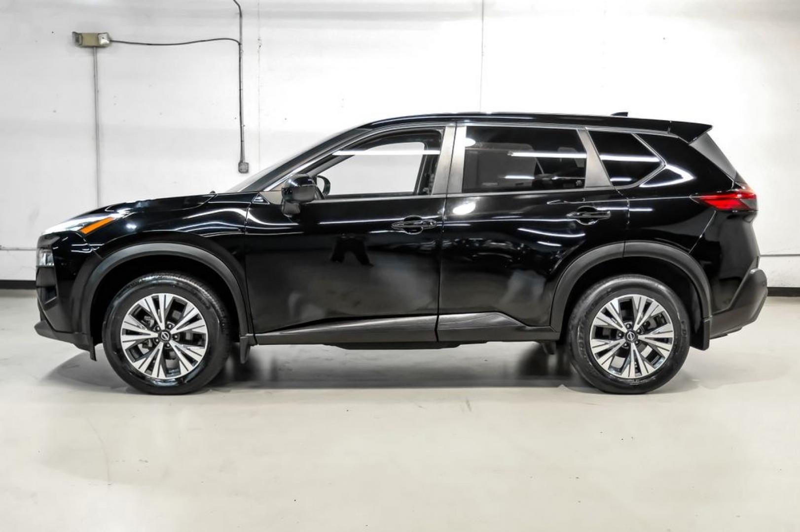 2023 Super Black /Charcoal Nissan Rogue SV (JN8BT3BB7PW) with an 1.5L I3 Turbocharged DOHC 12V LEV3-ULEV50 201hp engine, CVT transmission, located at 15300 Midway Rd., Addison, TX, 75001, (972) 702-0011, 32.958321, -96.838074- Photo#10