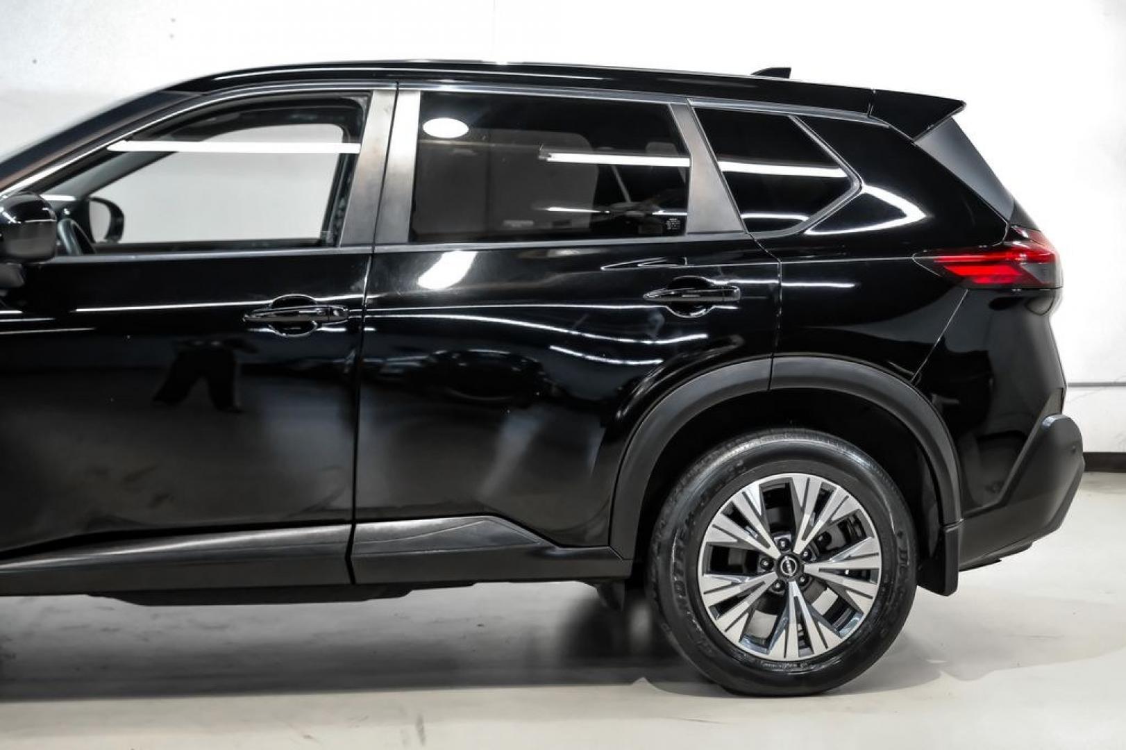 2023 Super Black /Charcoal Nissan Rogue SV (JN8BT3BB7PW) with an 1.5L I3 Turbocharged DOHC 12V LEV3-ULEV50 201hp engine, CVT transmission, located at 15300 Midway Rd., Addison, TX, 75001, (972) 702-0011, 32.958321, -96.838074- Photo#12