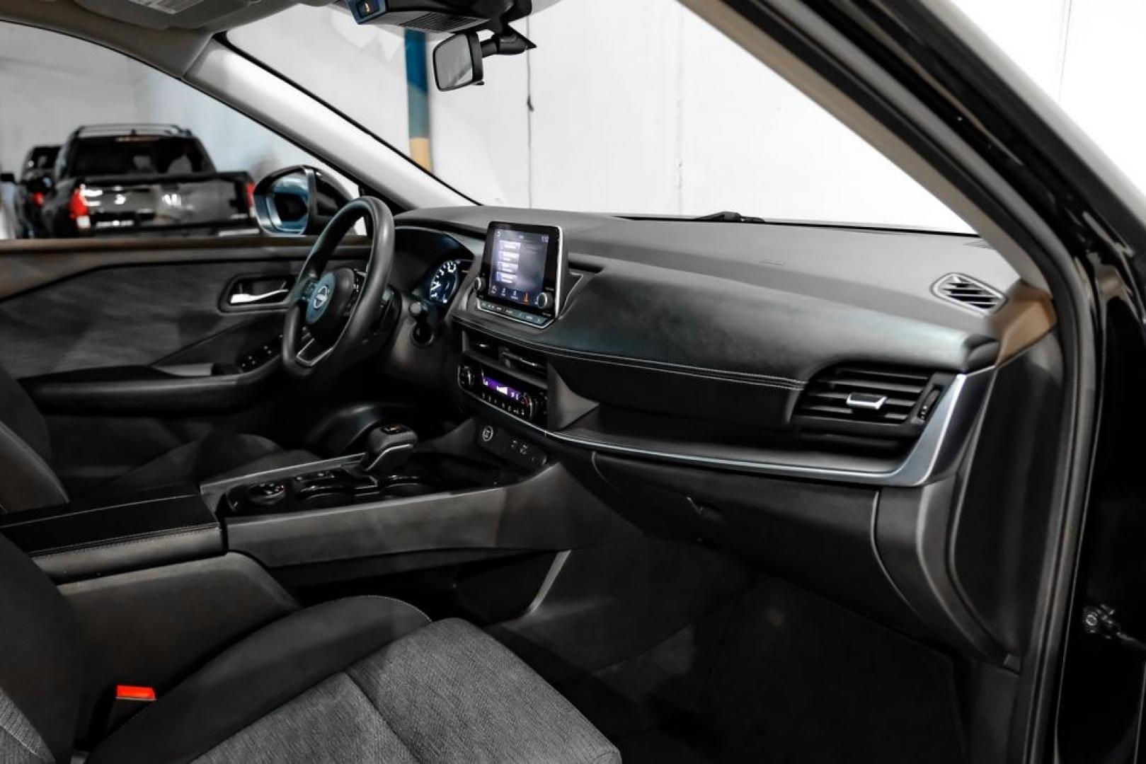 2023 Super Black /Charcoal Nissan Rogue SV (JN8BT3BB7PW) with an 1.5L I3 Turbocharged DOHC 12V LEV3-ULEV50 201hp engine, CVT transmission, located at 15300 Midway Rd., Addison, TX, 75001, (972) 702-0011, 32.958321, -96.838074- Photo#13