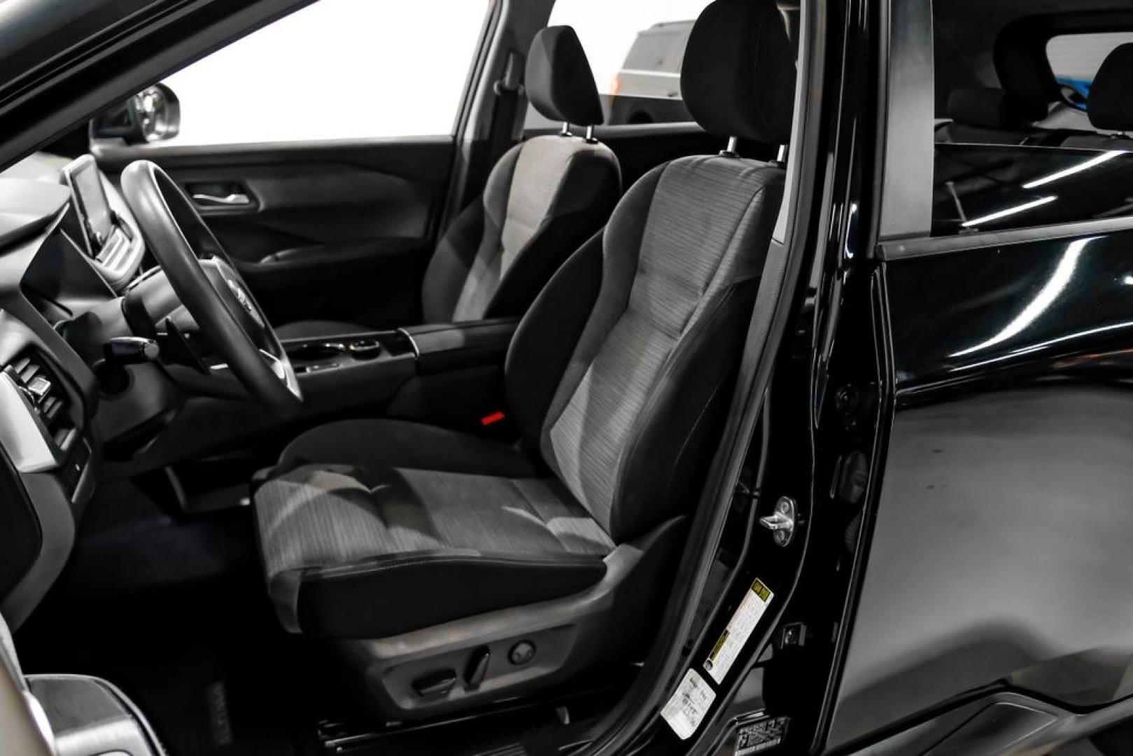 2023 Super Black /Charcoal Nissan Rogue SV (JN8BT3BB7PW) with an 1.5L I3 Turbocharged DOHC 12V LEV3-ULEV50 201hp engine, CVT transmission, located at 15300 Midway Rd., Addison, TX, 75001, (972) 702-0011, 32.958321, -96.838074- Photo#30