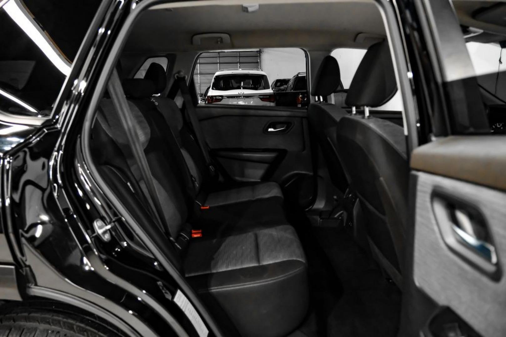 2023 Super Black /Charcoal Nissan Rogue SV (JN8BT3BB7PW) with an 1.5L I3 Turbocharged DOHC 12V LEV3-ULEV50 201hp engine, CVT transmission, located at 15300 Midway Rd., Addison, TX, 75001, (972) 702-0011, 32.958321, -96.838074- Photo#34