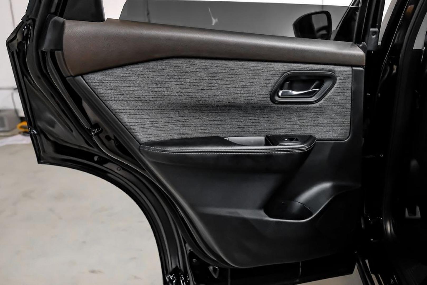 2023 Super Black /Charcoal Nissan Rogue SV (JN8BT3BB7PW) with an 1.5L I3 Turbocharged DOHC 12V LEV3-ULEV50 201hp engine, CVT transmission, located at 15300 Midway Rd., Addison, TX, 75001, (972) 702-0011, 32.958321, -96.838074- Photo#44
