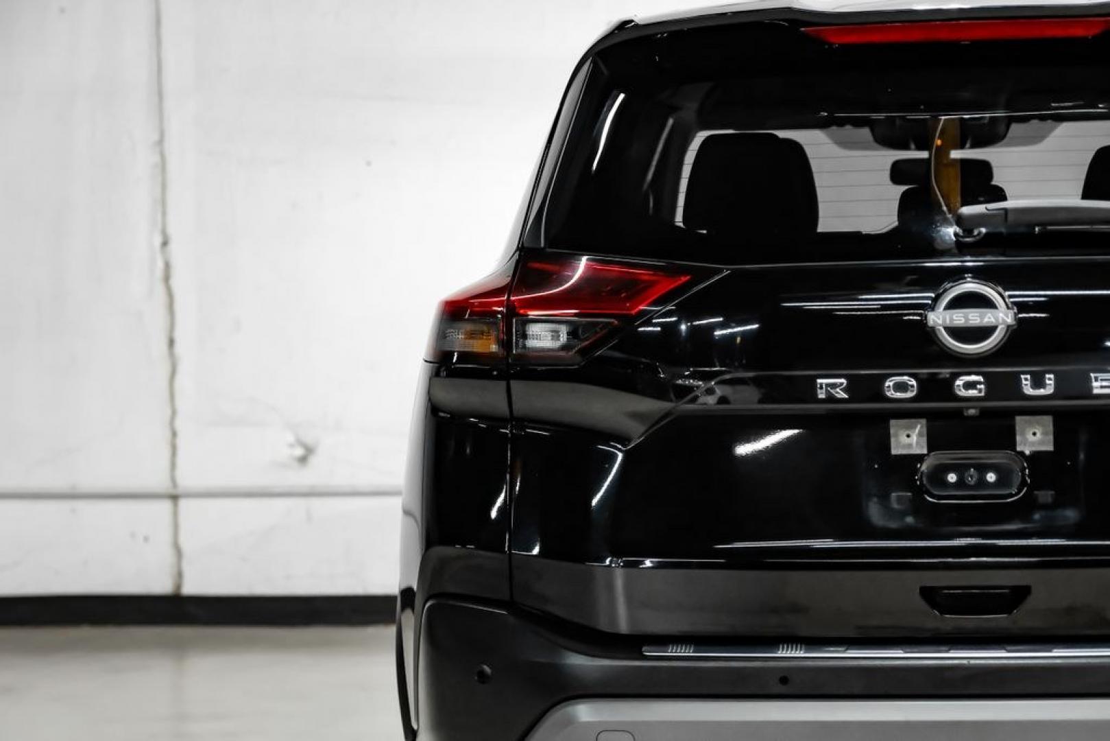 2023 Super Black /Charcoal Nissan Rogue SV (JN8BT3BB7PW) with an 1.5L I3 Turbocharged DOHC 12V LEV3-ULEV50 201hp engine, CVT transmission, located at 15300 Midway Rd., Addison, TX, 75001, (972) 702-0011, 32.958321, -96.838074- Photo#48