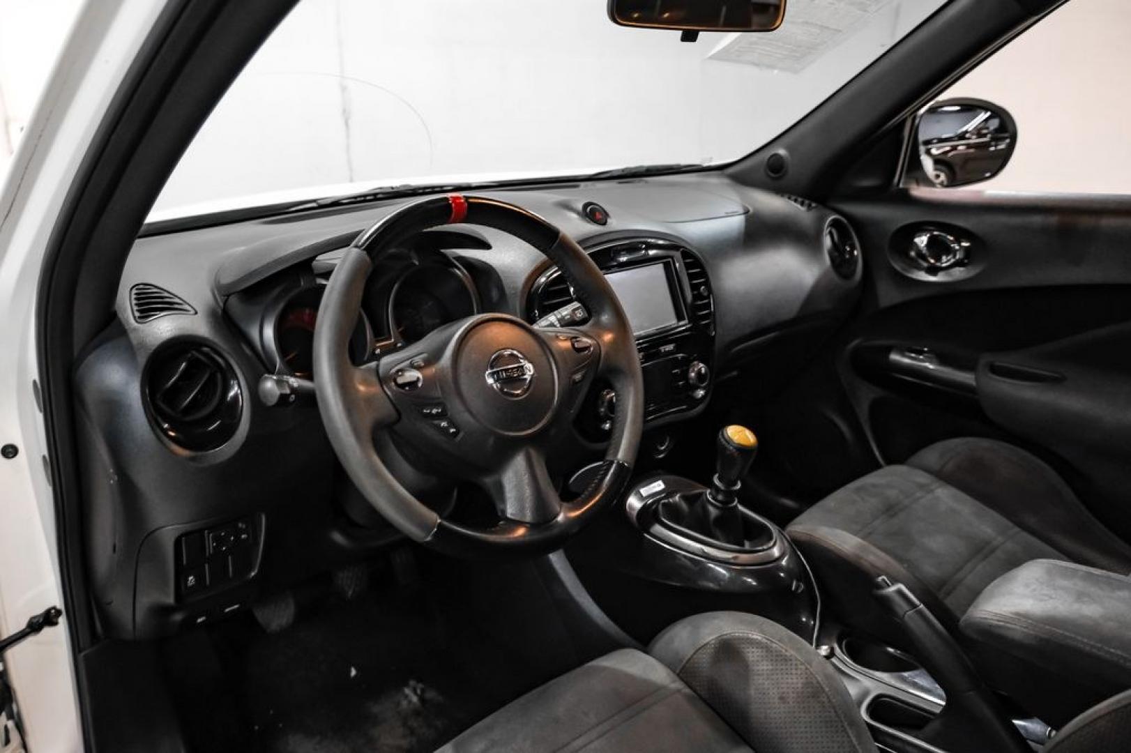 2013 Pearl White /Nismo Nissan Juke NISMO (JN8AF5MRXDT) with an 1.6L I4 DOHC 16V engine, Manual transmission, located at 15300 Midway Rd., Addison, TX, 75001, (972) 702-0011, 32.958321, -96.838074- Photo#2