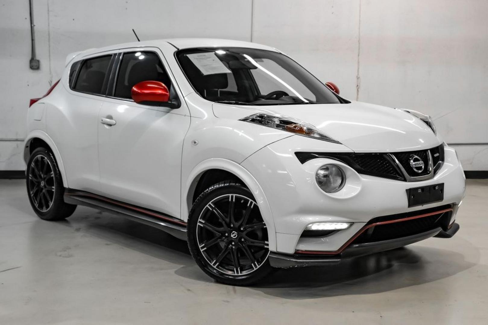 2013 Pearl White /Nismo Nissan Juke NISMO (JN8AF5MRXDT) with an 1.6L I4 DOHC 16V engine, Manual transmission, located at 15300 Midway Rd., Addison, TX, 75001, (972) 702-0011, 32.958321, -96.838074- Photo#5