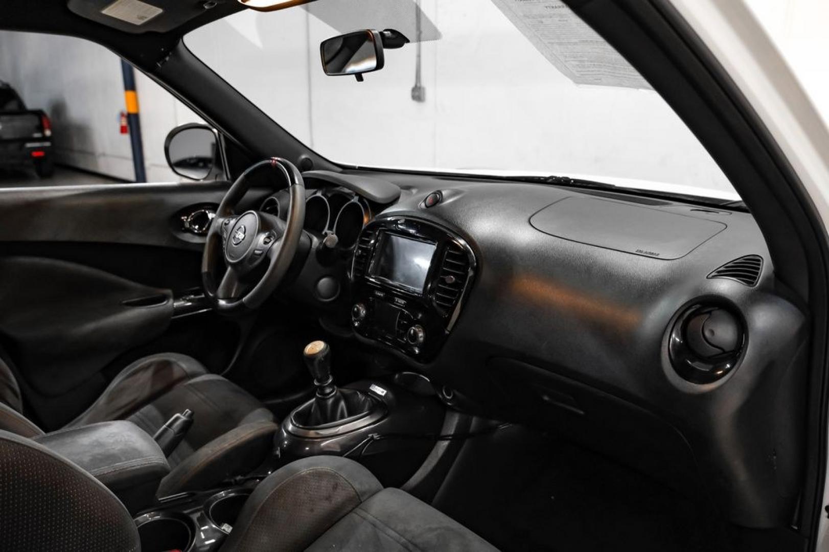 2013 Pearl White /Nismo Nissan Juke NISMO (JN8AF5MRXDT) with an 1.6L I4 DOHC 16V engine, Manual transmission, located at 15300 Midway Rd., Addison, TX, 75001, (972) 702-0011, 32.958321, -96.838074- Photo#11