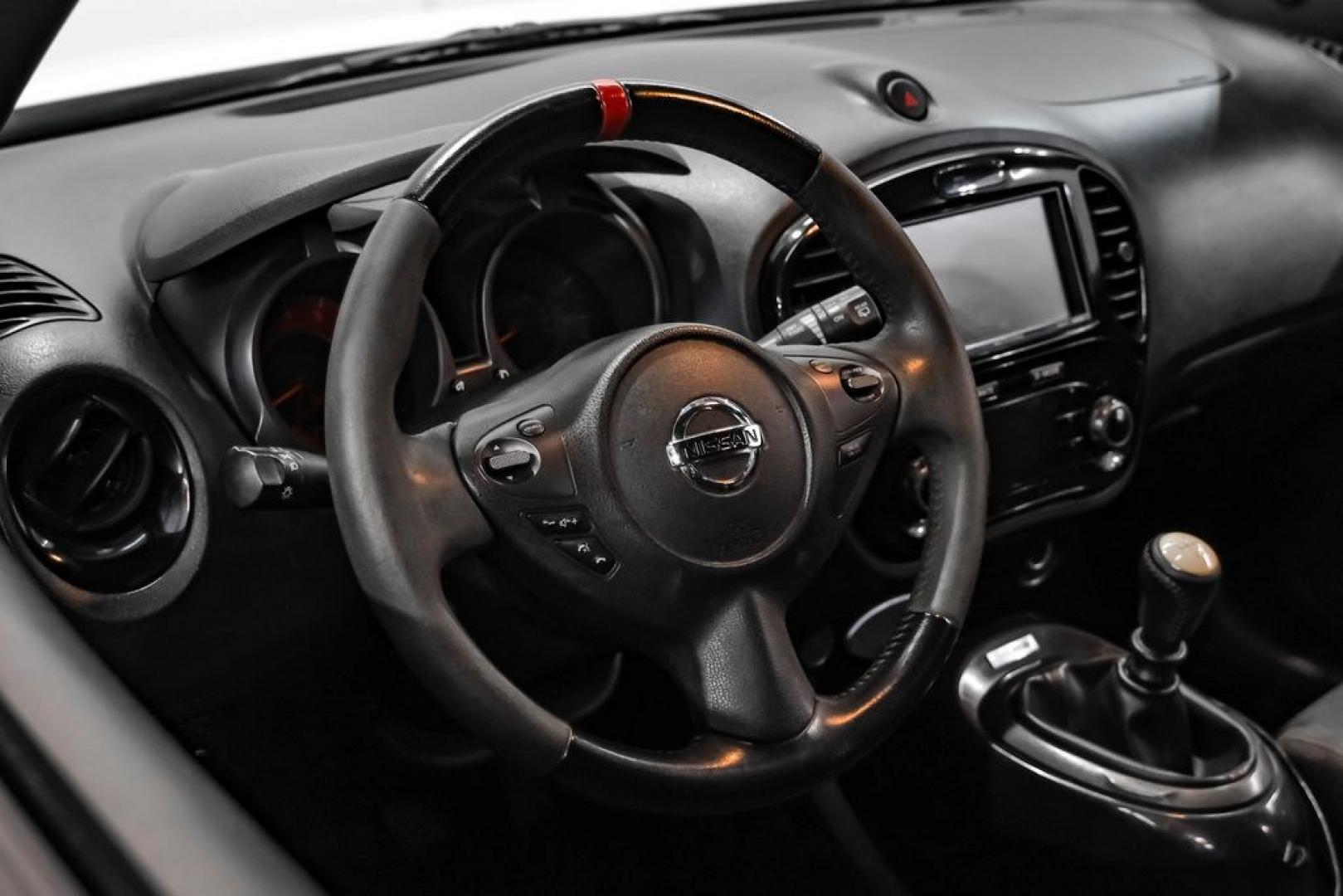 2013 Pearl White /Nismo Nissan Juke NISMO (JN8AF5MRXDT) with an 1.6L I4 DOHC 16V engine, Manual transmission, located at 15300 Midway Rd., Addison, TX, 75001, (972) 702-0011, 32.958321, -96.838074- Photo#14