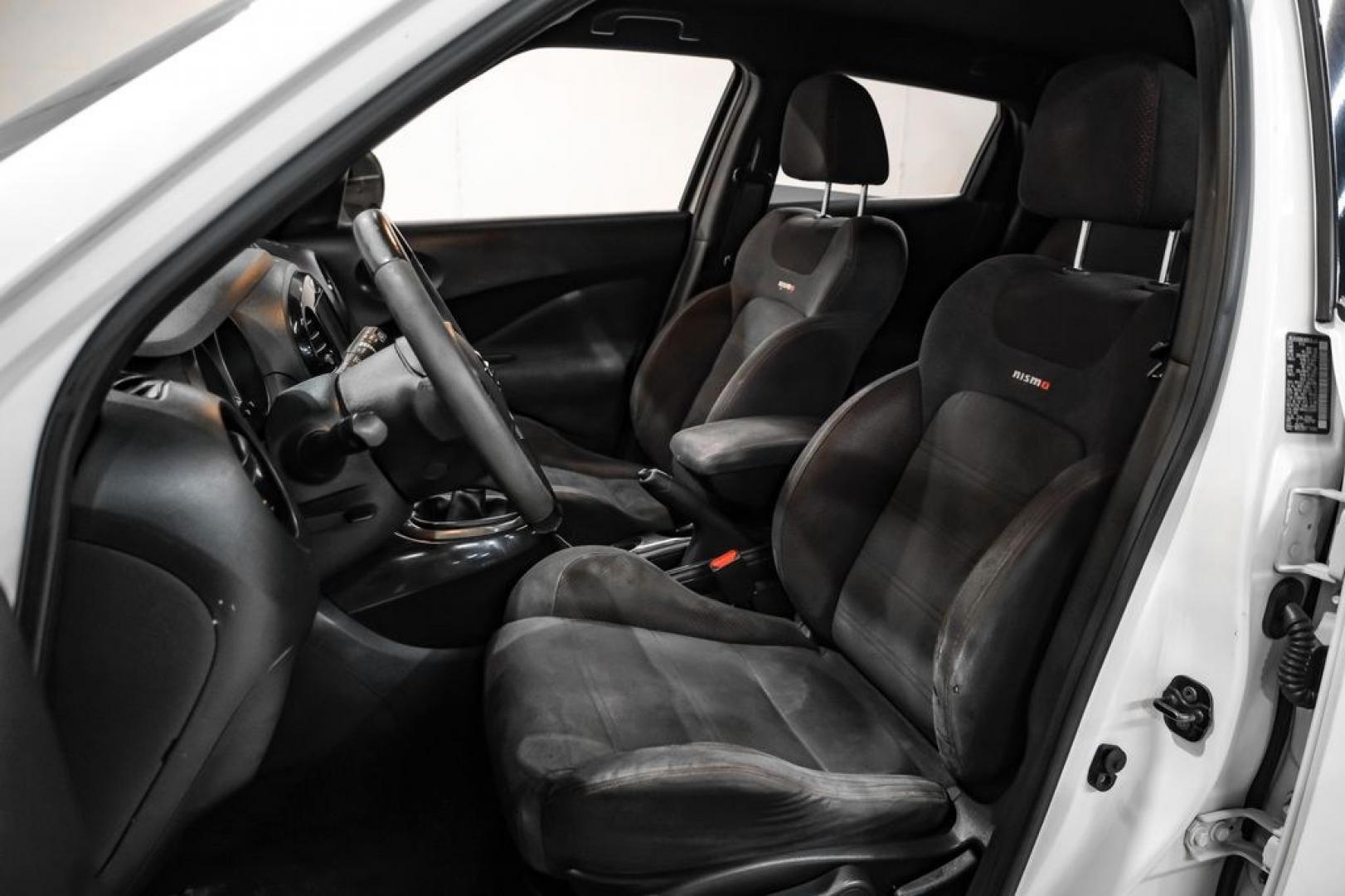 2013 Pearl White /Nismo Nissan Juke NISMO (JN8AF5MRXDT) with an 1.6L I4 DOHC 16V engine, Manual transmission, located at 15300 Midway Rd., Addison, TX, 75001, (972) 702-0011, 32.958321, -96.838074- Photo#31