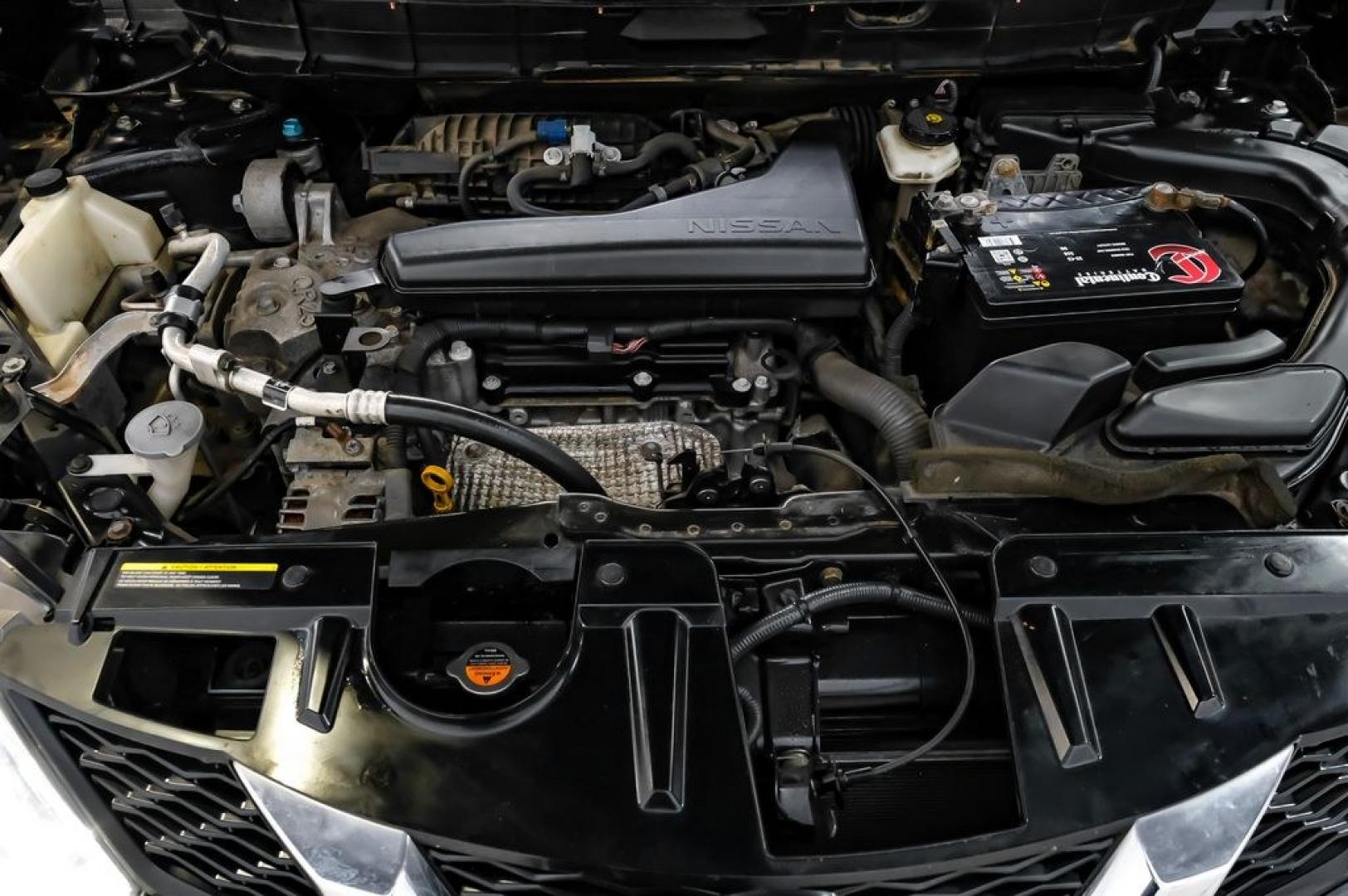 2015 Super Black /Charcoal Nissan Rogue SV (5N1AT2ML0FC) with an 2.5L I4 DOHC 16V engine, CVT transmission, located at 15300 Midway Rd., Addison, TX, 75001, (972) 702-0011, 32.958321, -96.838074- Photo#56