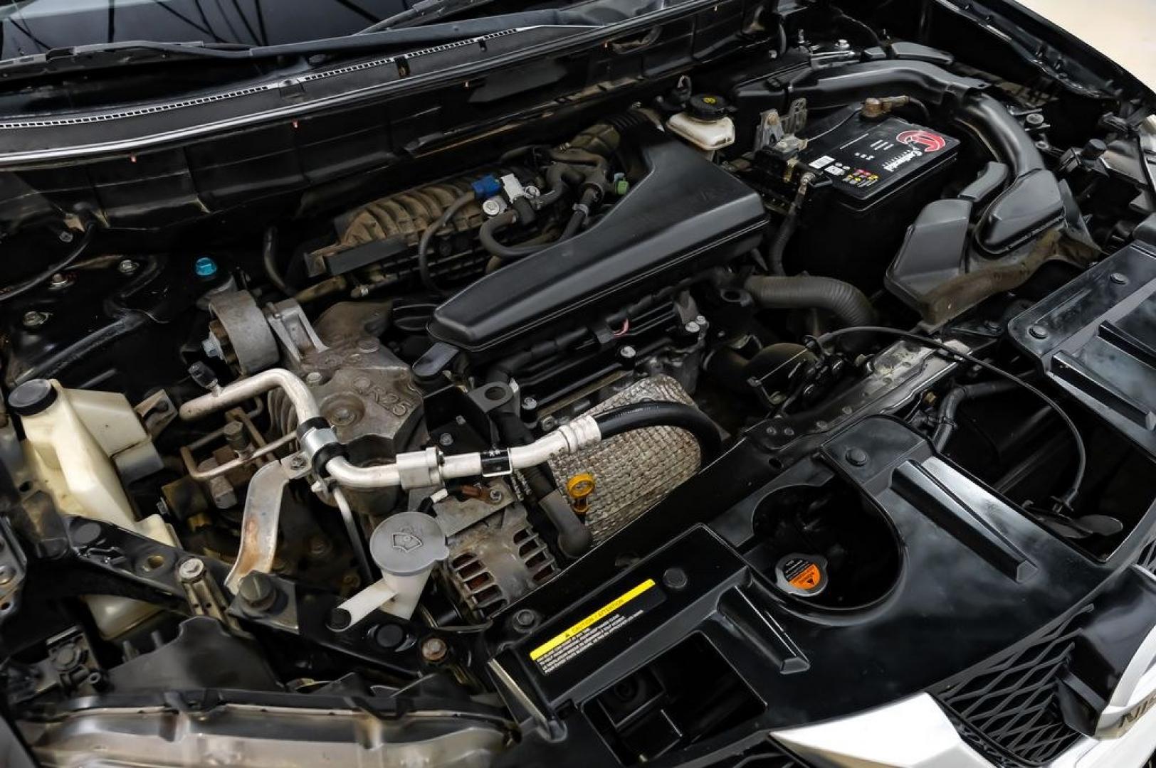 2015 Super Black /Charcoal Nissan Rogue SV (5N1AT2ML0FC) with an 2.5L I4 DOHC 16V engine, CVT transmission, located at 15300 Midway Rd., Addison, TX, 75001, (972) 702-0011, 32.958321, -96.838074- Photo#57