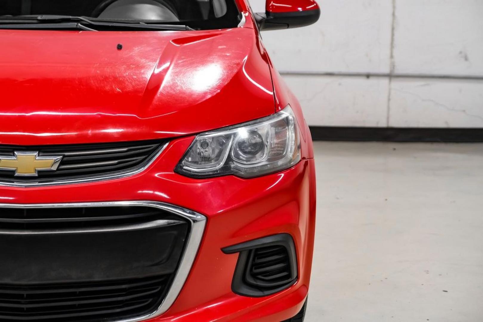 2018 Red /Jet Black/Dark Titanium Chevrolet Sonic LT (1G1JD5SH5J4) with an ECOTEC 1.8L I4 DOHC VVT engine, Automatic transmission, located at 15300 Midway Rd., Addison, TX, 75001, (972) 702-0011, 32.958321, -96.838074- Photo#43
