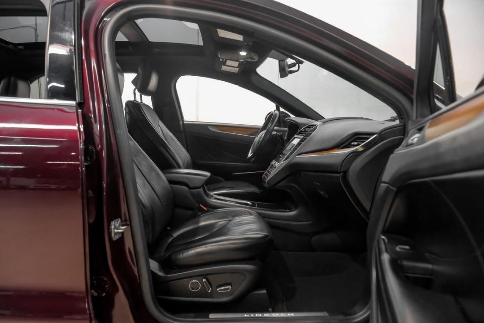 2019 Burgundy /Ebony Lincoln MKC Select (5LMCJ2C97KU) with an 2.0L I4 engine, Automatic transmission, located at 15300 Midway Rd., Addison, TX, 75001, (972) 702-0011, 32.958321, -96.838074- Photo#41