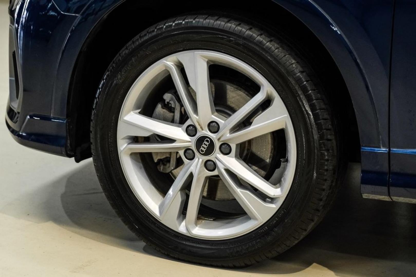 2022 Navarra Blue Metallic /Okapi Brown Audi Q3 Premium (WA1DECF31N1) with an 2.0L 4-Cylinder TFSI engine, Automatic transmission, located at 15300 Midway Rd., Addison, TX, 75001, (972) 702-0011, 32.958321, -96.838074- Photo#46