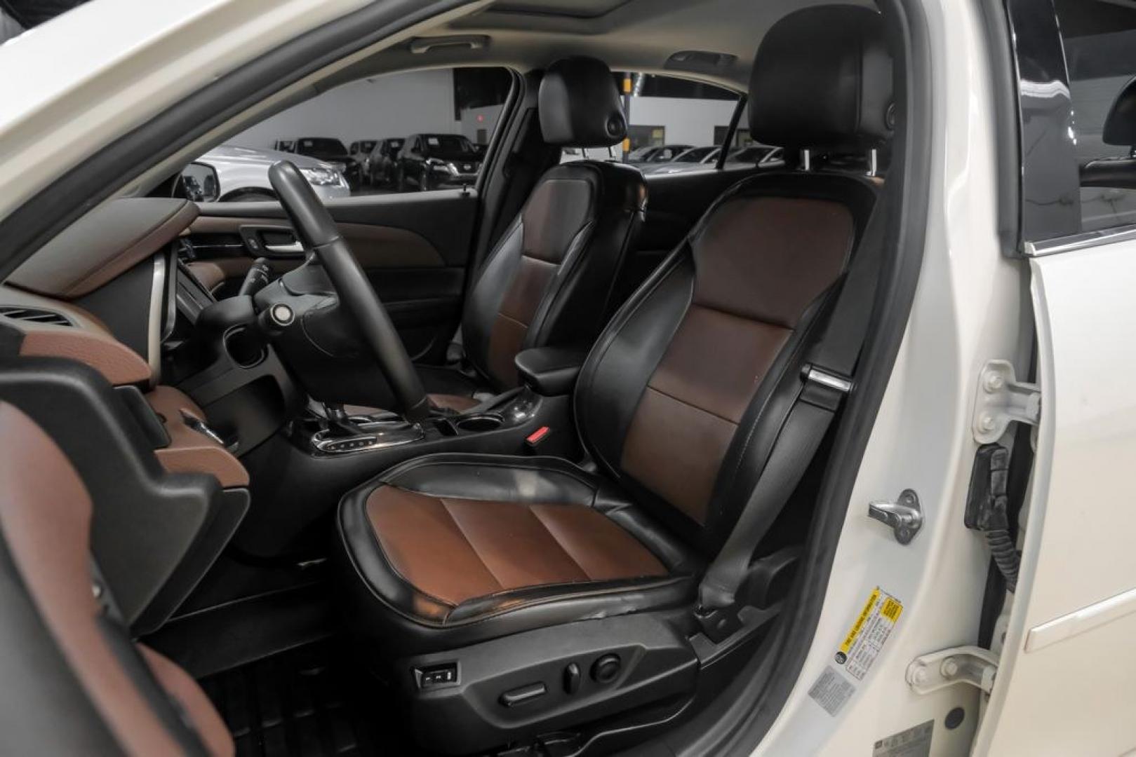 2014 White Diamond Clearcoat /Jet Black/Brownstone Chevrolet Malibu LTZ (1G11J5SX5EF) with an 2.0L 4-Cylinder DGI DOHC VVT Turbocharged engine, Automatic transmission, located at 15300 Midway Rd., Addison, TX, 75001, (972) 702-0011, 32.958321, -96.838074- Photo#36