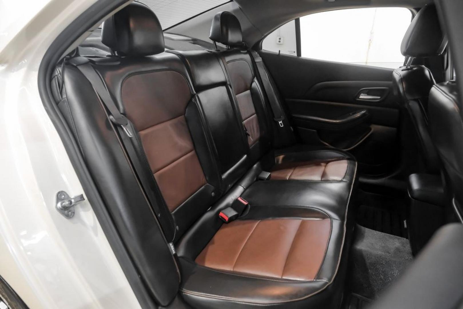 2014 White Diamond Clearcoat /Jet Black/Brownstone Chevrolet Malibu LTZ (1G11J5SX5EF) with an 2.0L 4-Cylinder DGI DOHC VVT Turbocharged engine, Automatic transmission, located at 15300 Midway Rd., Addison, TX, 75001, (972) 702-0011, 32.958321, -96.838074- Photo#41