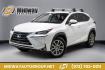 2016 White Pearl /Flaxen Lexus NX 200t (JTJYARBZ8G2) with an 2.0L 16V DOHC engine, Automatic transmission, located at 15300 Midway Rd., Addison, TX, 75001, (972) 702-0011, 32.958321, -96.838074- Photo#0