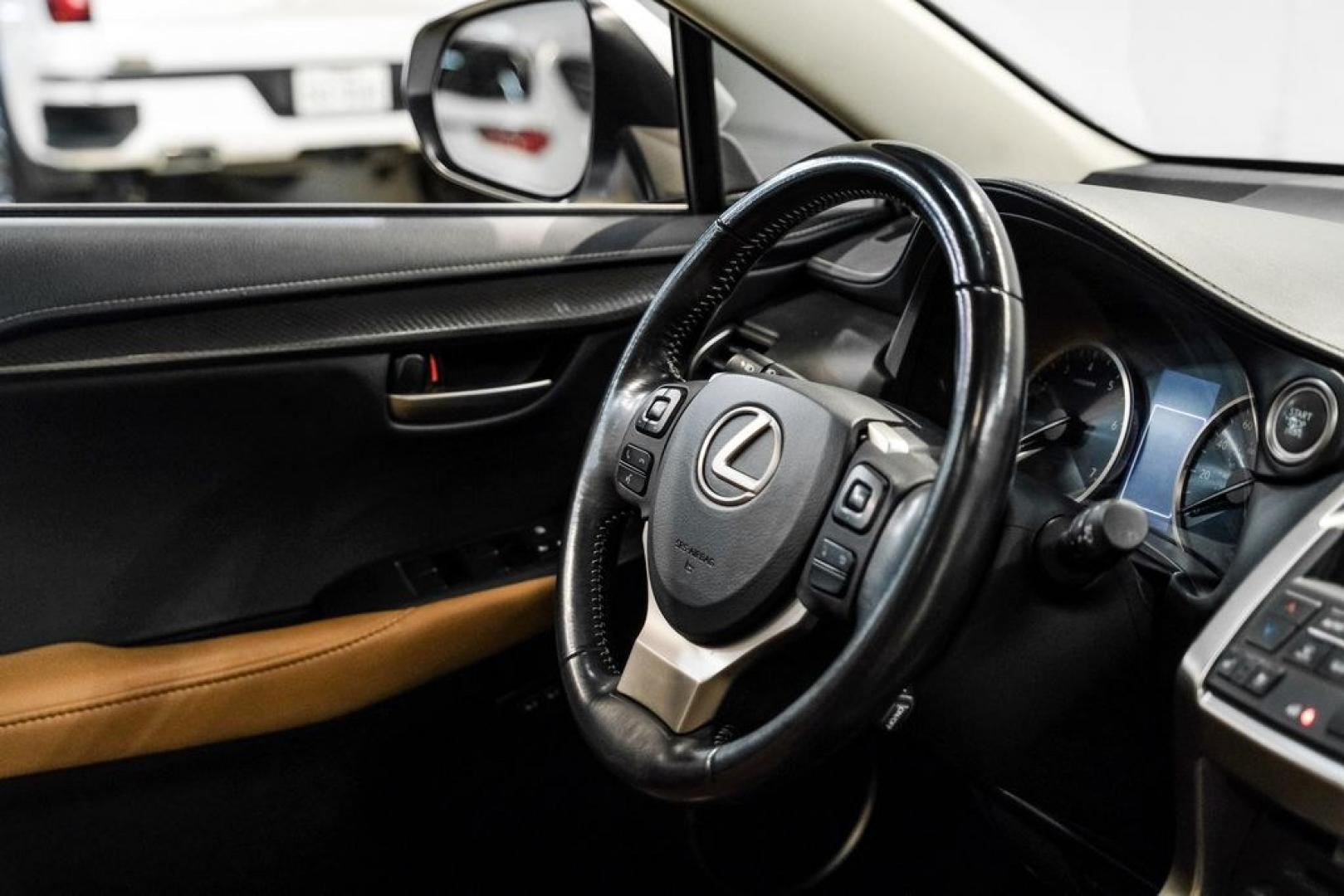 2016 White Pearl /Flaxen Lexus NX 200t (JTJYARBZ8G2) with an 2.0L 16V DOHC engine, Automatic transmission, located at 15300 Midway Rd., Addison, TX, 75001, (972) 702-0011, 32.958321, -96.838074- Photo#14