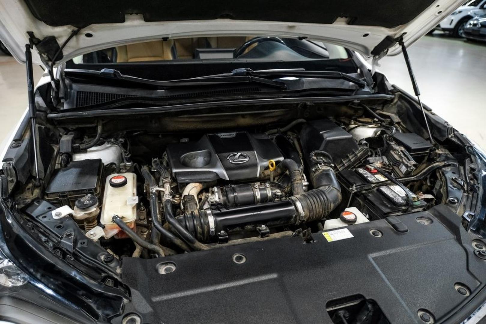 2016 White Pearl /Flaxen Lexus NX 200t (JTJYARBZ8G2) with an 2.0L 16V DOHC engine, Automatic transmission, located at 15300 Midway Rd., Addison, TX, 75001, (972) 702-0011, 32.958321, -96.838074- Photo#55