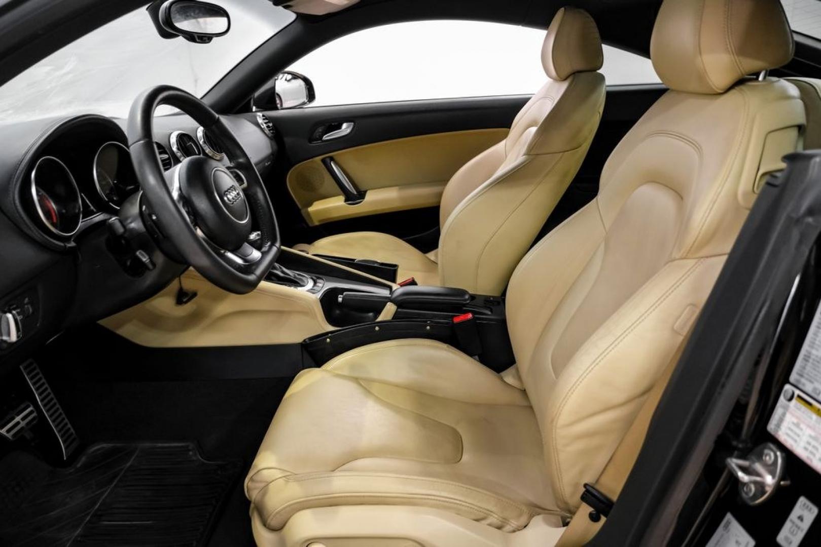 2013 Brilliant Black /Beige Audi TT 2.0T Prestige (TRUKFAFK9D1) with an 2.0L 4-Cylinder TFSI Turbocharged engine, Automatic transmission, located at 15300 Midway Rd., Addison, TX, 75001, (972) 702-0011, 32.958321, -96.838074- Photo#3