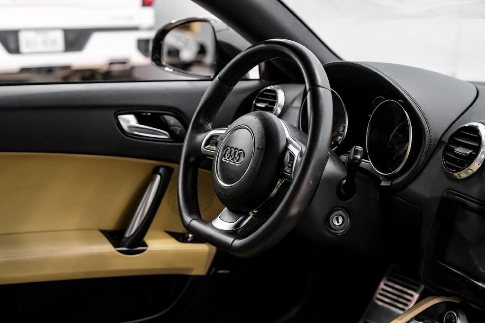 2013 Brilliant Black /Beige Audi TT 2.0T Prestige (TRUKFAFK9D1) with an 2.0L 4-Cylinder TFSI Turbocharged engine, Automatic transmission, located at 15300 Midway Rd., Addison, TX, 75001, (972) 702-0011, 32.958321, -96.838074- Photo#11