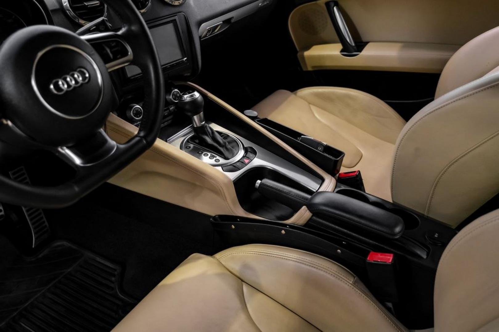 2013 Brilliant Black /Beige Audi TT 2.0T Prestige (TRUKFAFK9D1) with an 2.0L 4-Cylinder TFSI Turbocharged engine, Automatic transmission, located at 15300 Midway Rd., Addison, TX, 75001, (972) 702-0011, 32.958321, -96.838074- Photo#19
