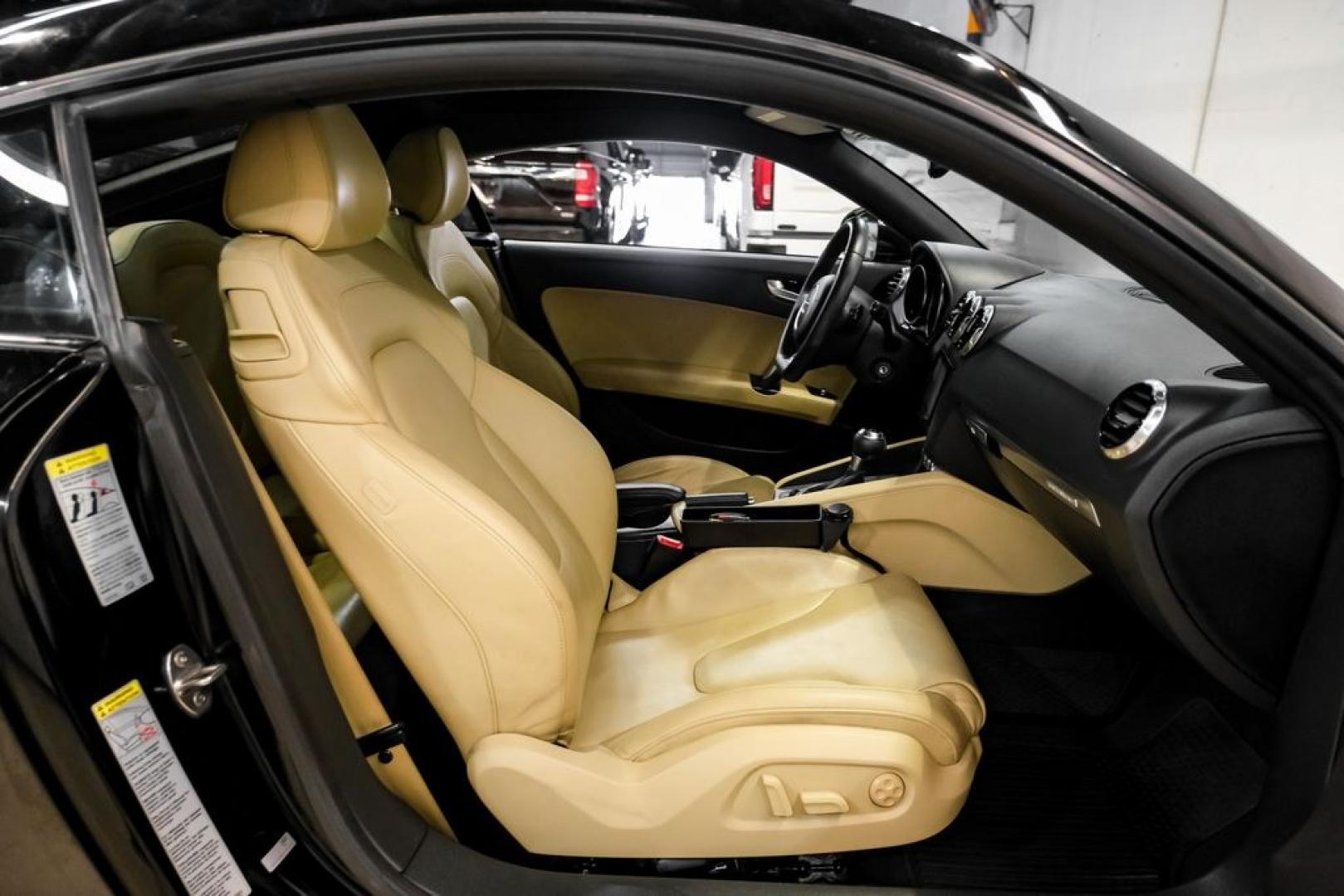 2013 Brilliant Black /Beige Audi TT 2.0T Prestige (TRUKFAFK9D1) with an 2.0L 4-Cylinder TFSI Turbocharged engine, Automatic transmission, located at 15300 Midway Rd., Addison, TX, 75001, (972) 702-0011, 32.958321, -96.838074- Photo#27