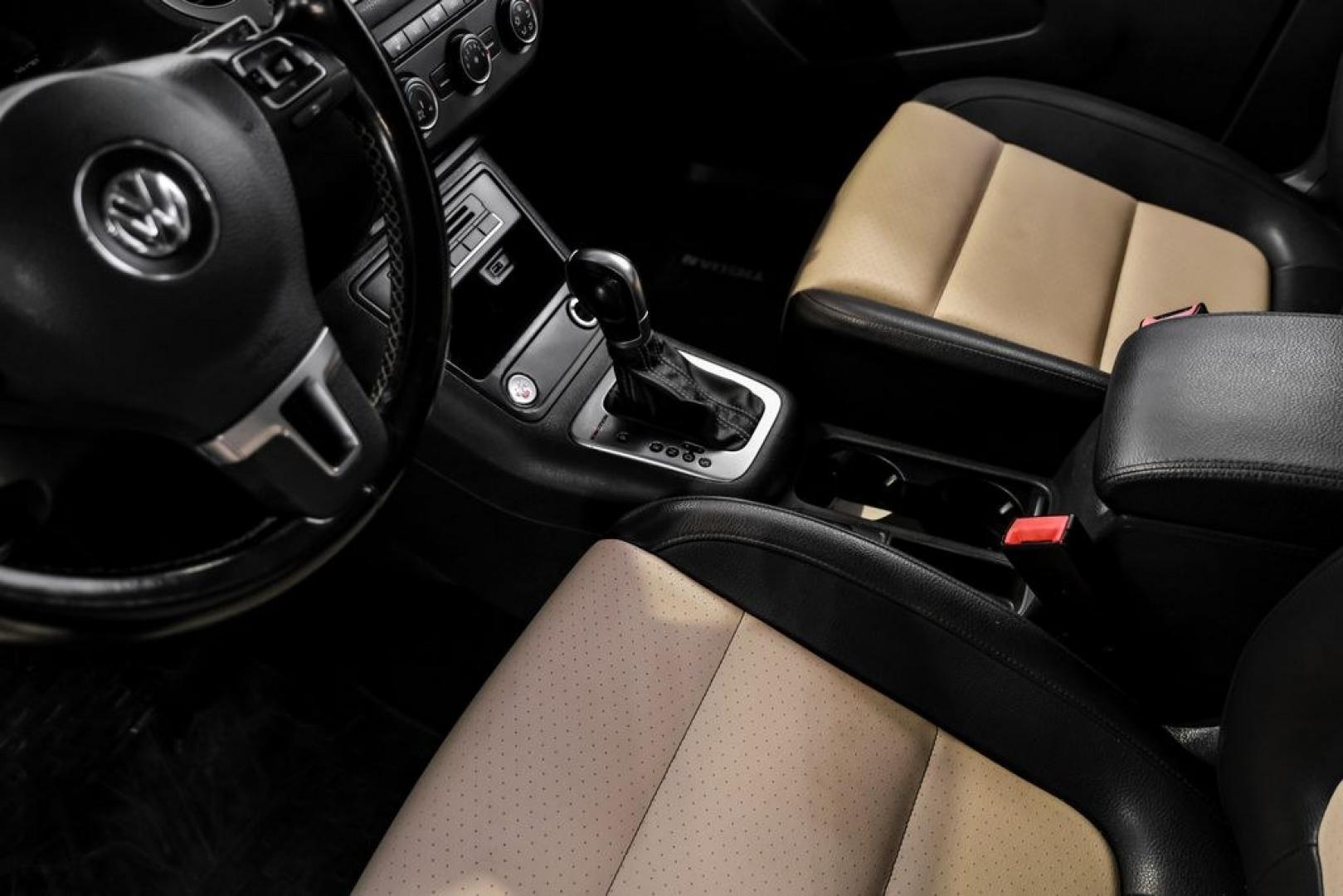 2016 Pepper / Gray /Two-Tone Beige/Black Volkswagen Tiguan S (WVGBV7AX0GW) with an 2.0L 4-Cylinder Turbocharged engine, Automatic transmission, located at 15300 Midway Rd., Addison, TX, 75001, (972) 702-0011, 32.958321, -96.838074- Photo#23