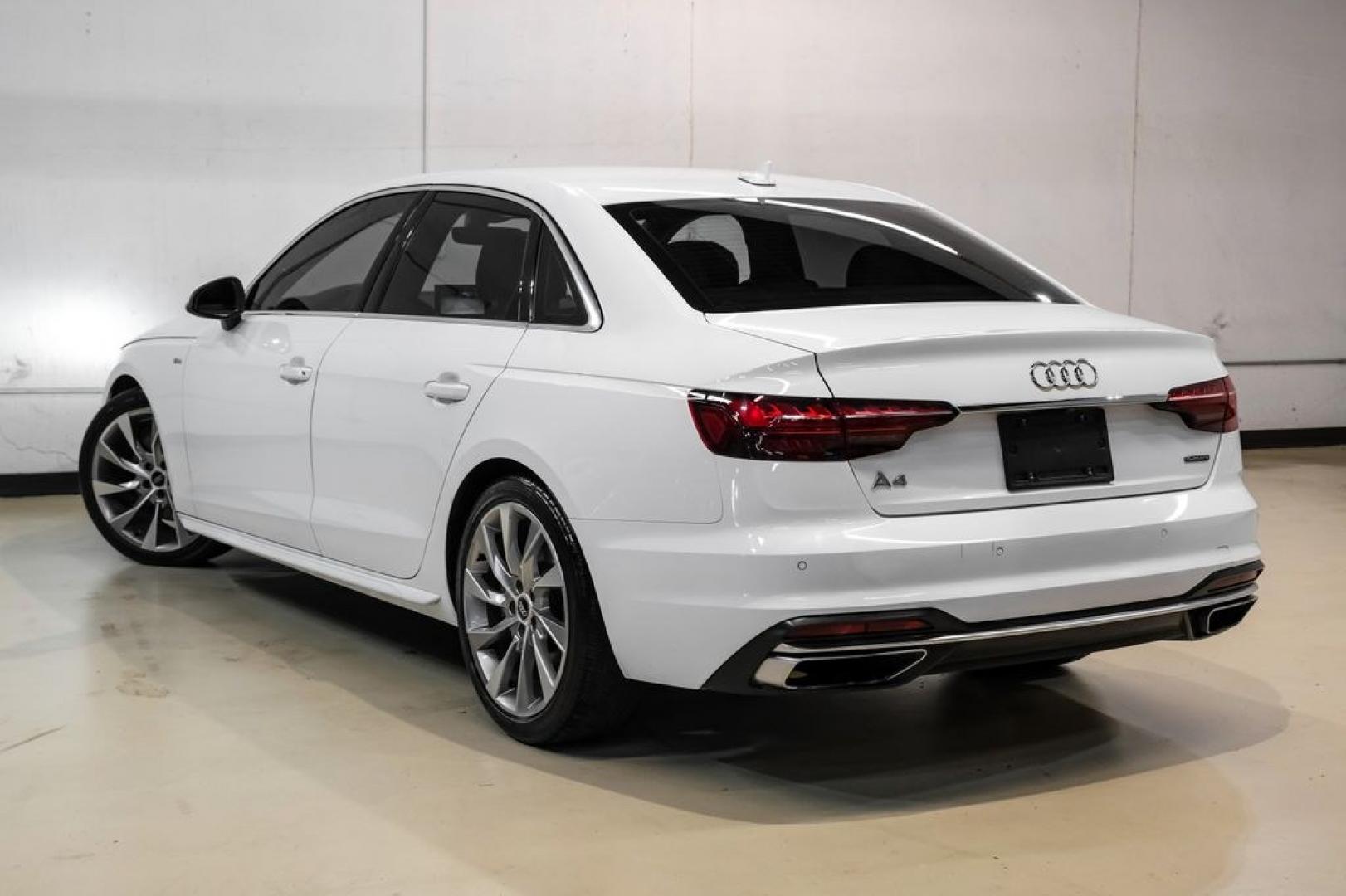 2020 Ibis White /Black Audi A4 45 Premium Plus (WAUENAF48LN) with an 2.0L I4 TFSI DOHC engine, Automatic transmission, located at 15300 Midway Rd., Addison, TX, 75001, (972) 702-0011, 32.958321, -96.838074- Photo#10