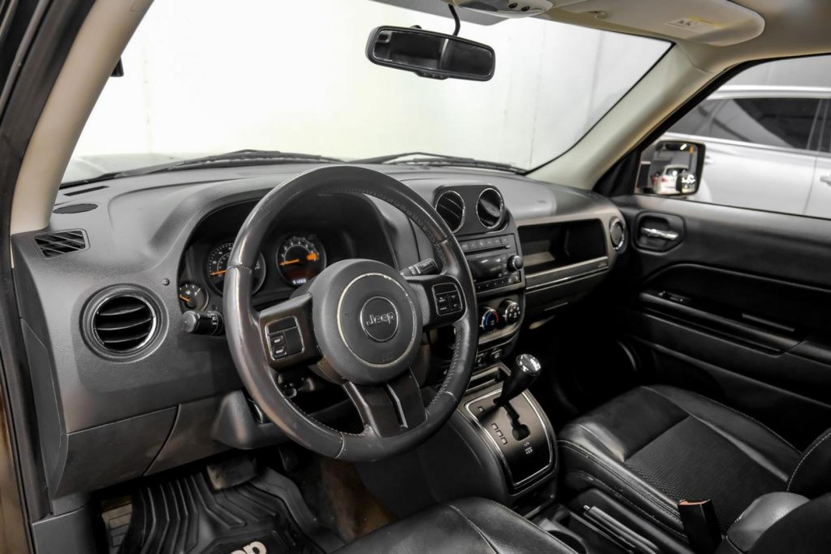 2017 Black Clearcoat /Gray Jeep Patriot Sport (1C4NJPBAXHD) with an 2.0L I4 DOHC 16V Dual VVT engine, CVT transmission, located at 15300 Midway Rd., Addison, TX, 75001, (972) 702-0011, 32.958321, -96.838074- Photo#2