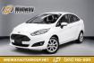 2019 Oxford White /Black Ford Fiesta SE (3FADP4BJ6KM) with an 1.6L I4 Ti-VCT engine, Automatic transmission, located at 15300 Midway Rd., Addison, TX, 75001, (972) 702-0011, 32.958321, -96.838074- Photo#0