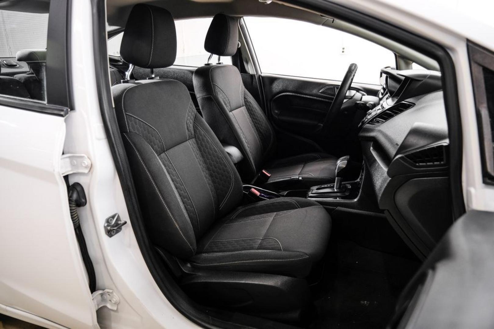 2019 Oxford White /Black Ford Fiesta SE (3FADP4BJ6KM) with an 1.6L I4 Ti-VCT engine, Automatic transmission, located at 15300 Midway Rd., Addison, TX, 75001, (972) 702-0011, 32.958321, -96.838074- Photo#36