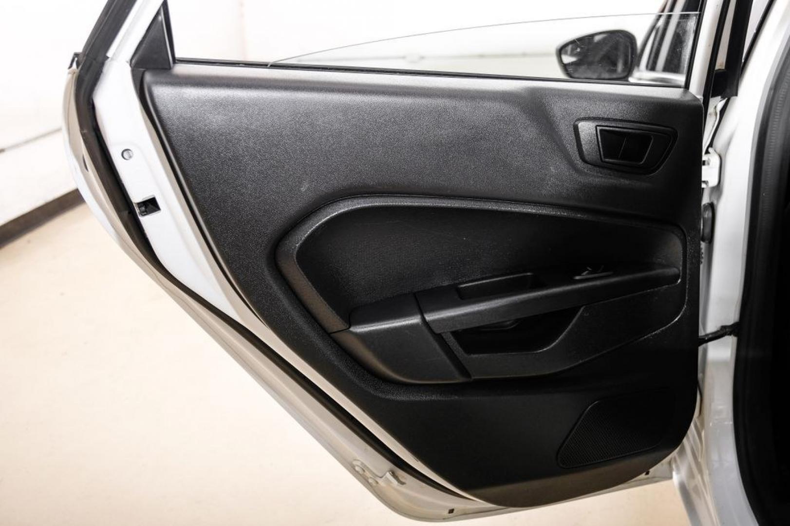 2019 Oxford White /Black Ford Fiesta SE (3FADP4BJ6KM) with an 1.6L I4 Ti-VCT engine, Automatic transmission, located at 15300 Midway Rd., Addison, TX, 75001, (972) 702-0011, 32.958321, -96.838074- Photo#48