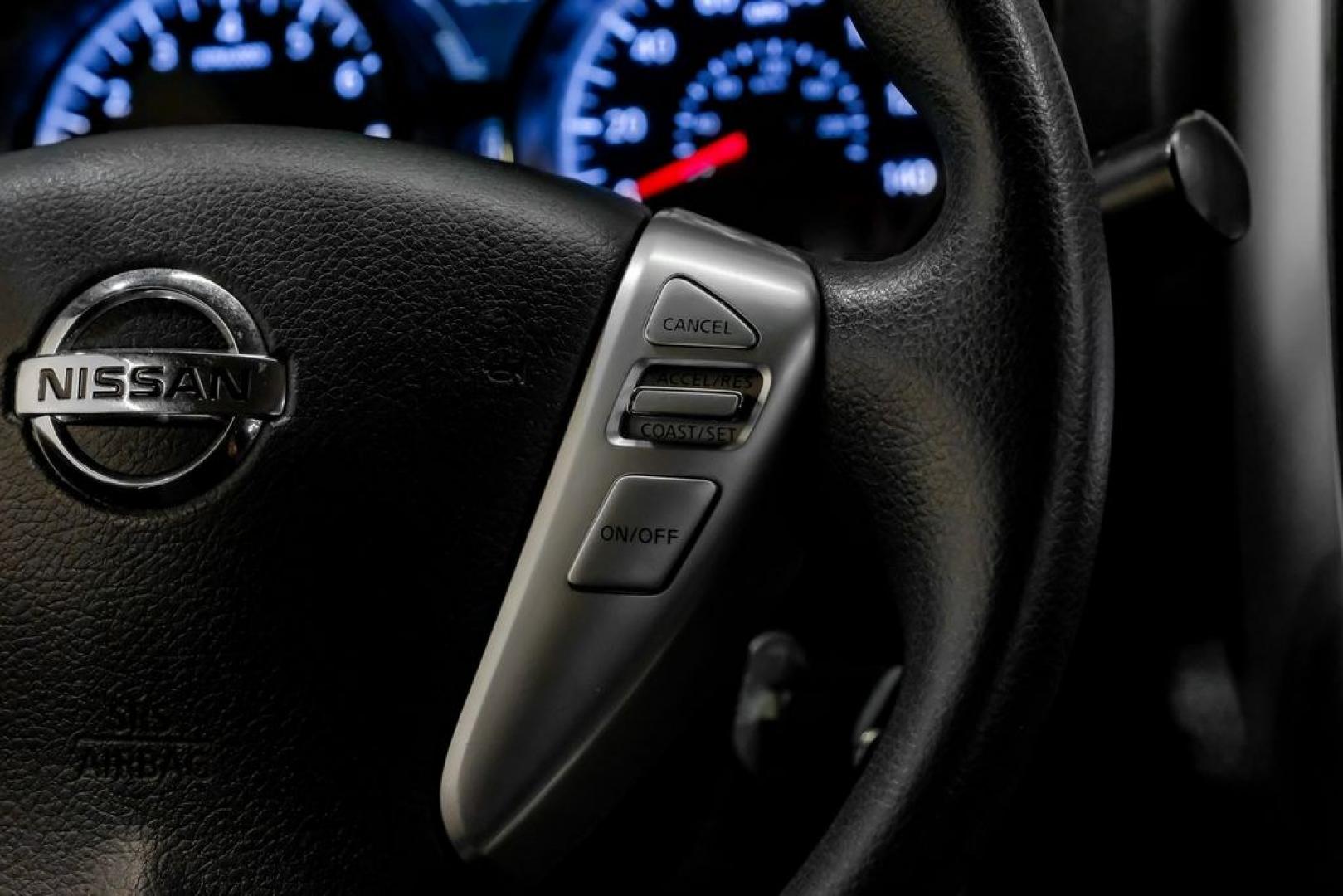2019 Super Black /Charcoal Nissan Versa 1.6 SV (3N1CN7AP0KL) with an 1.6L 4-Cylinder DOHC 16V engine, CVT transmission, located at 15300 Midway Rd., Addison, TX, 75001, (972) 702-0011, 32.958321, -96.838074- Photo#22