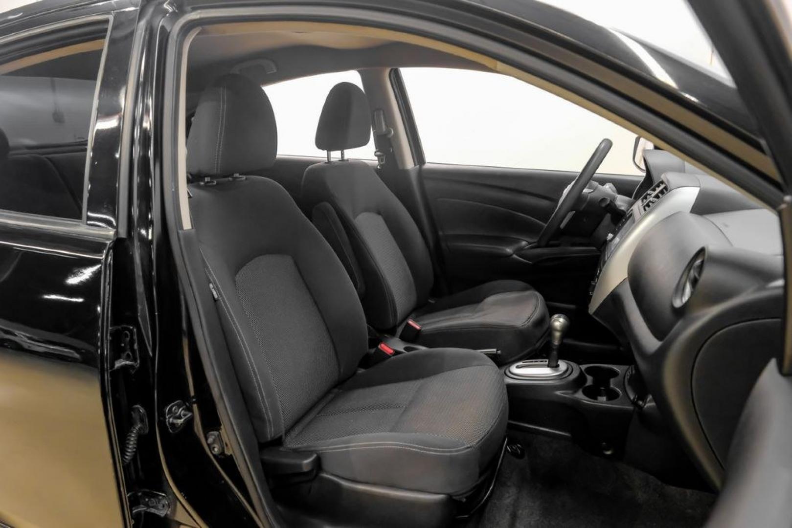 2019 Super Black /Charcoal Nissan Versa 1.6 SV (3N1CN7AP0KL) with an 1.6L 4-Cylinder DOHC 16V engine, CVT transmission, located at 15300 Midway Rd., Addison, TX, 75001, (972) 702-0011, 32.958321, -96.838074- Photo#38