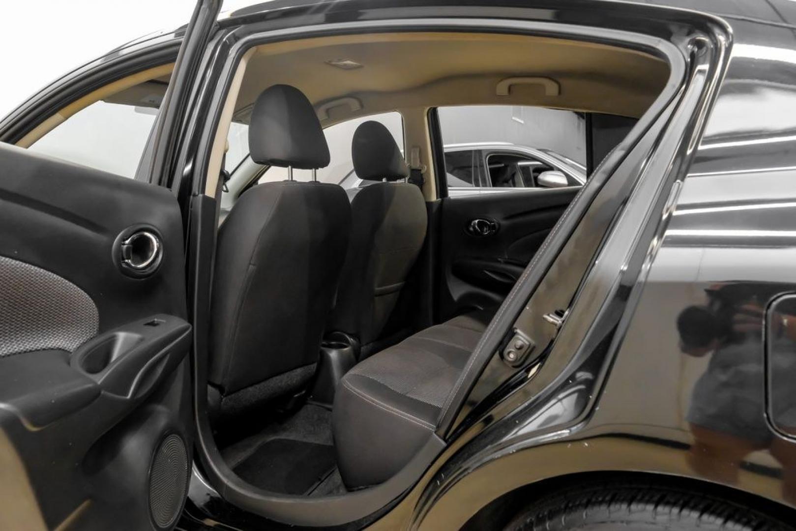 2019 Super Black /Charcoal Nissan Versa 1.6 SV (3N1CN7AP0KL) with an 1.6L 4-Cylinder DOHC 16V engine, CVT transmission, located at 15300 Midway Rd., Addison, TX, 75001, (972) 702-0011, 32.958321, -96.838074- Photo#41