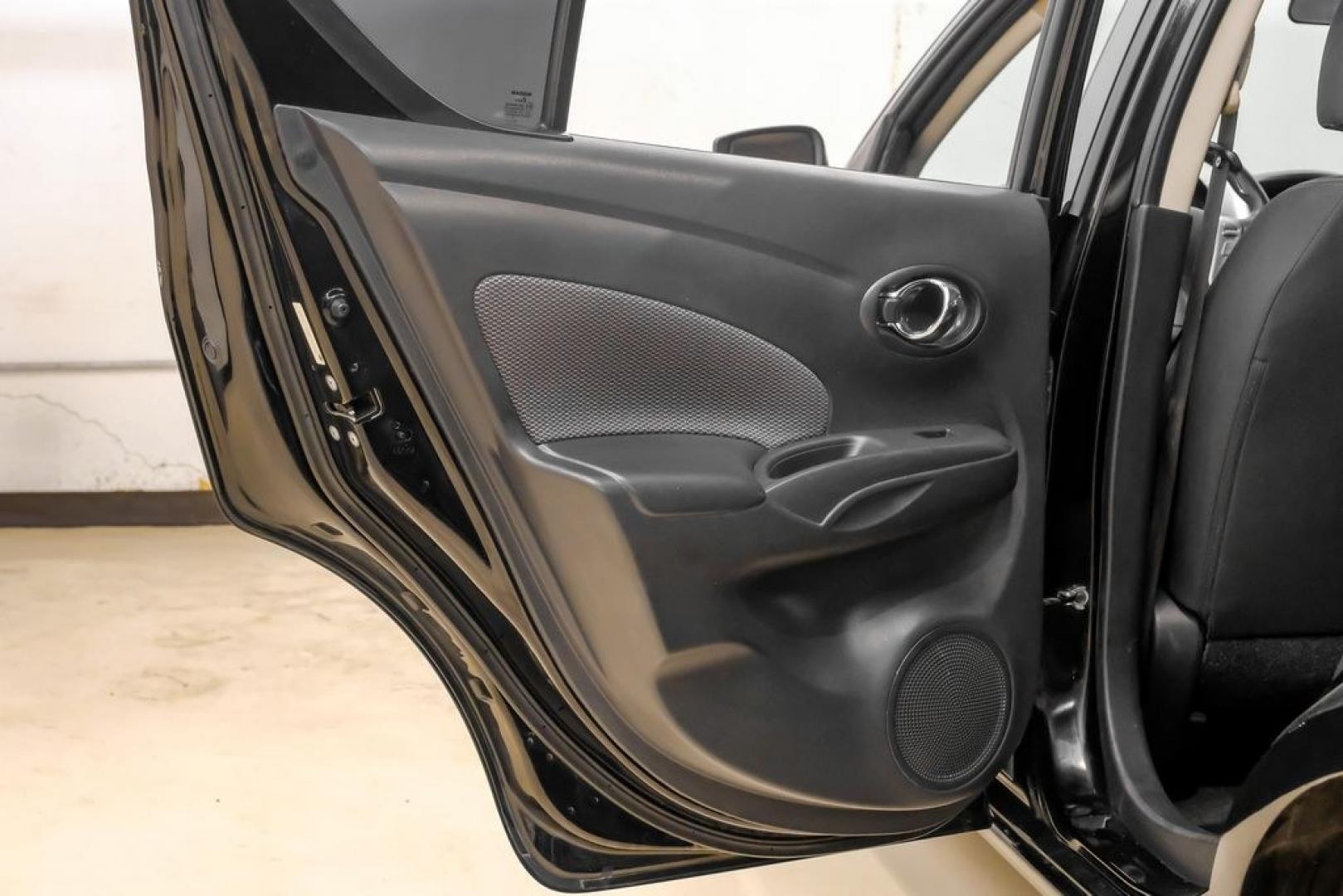 2019 Super Black /Charcoal Nissan Versa 1.6 SV (3N1CN7AP0KL) with an 1.6L 4-Cylinder DOHC 16V engine, CVT transmission, located at 15300 Midway Rd., Addison, TX, 75001, (972) 702-0011, 32.958321, -96.838074- Photo#49