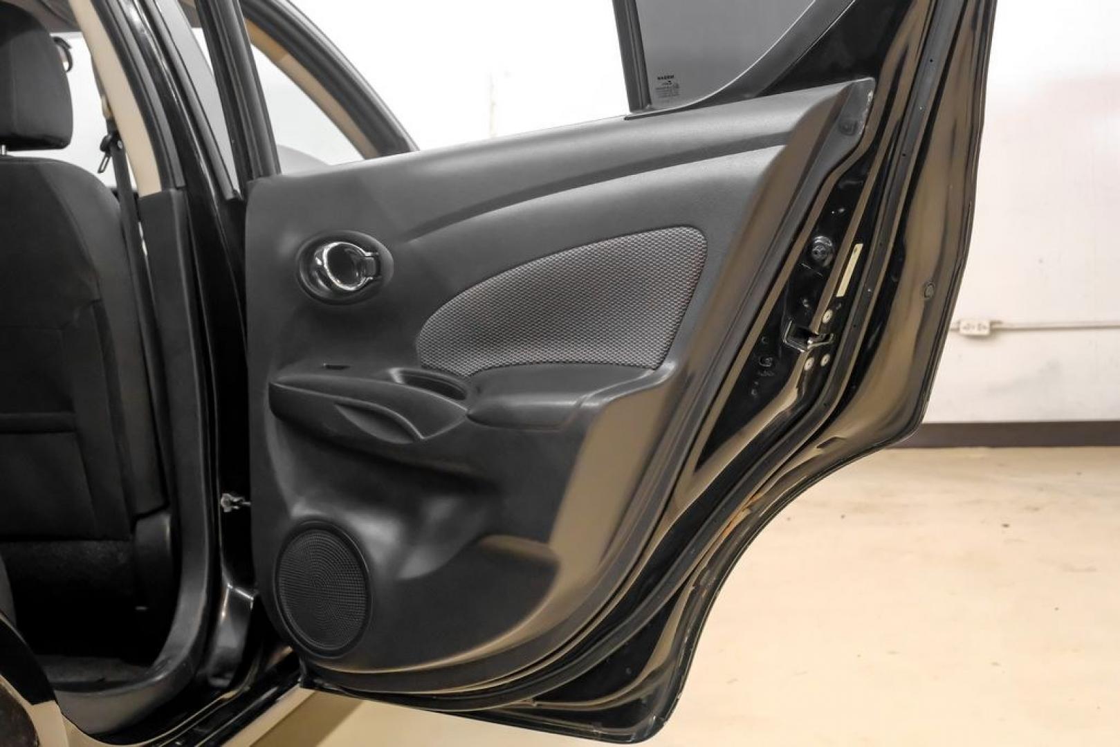2019 Super Black /Charcoal Nissan Versa 1.6 SV (3N1CN7AP0KL) with an 1.6L 4-Cylinder DOHC 16V engine, CVT transmission, located at 15300 Midway Rd., Addison, TX, 75001, (972) 702-0011, 32.958321, -96.838074- Photo#50