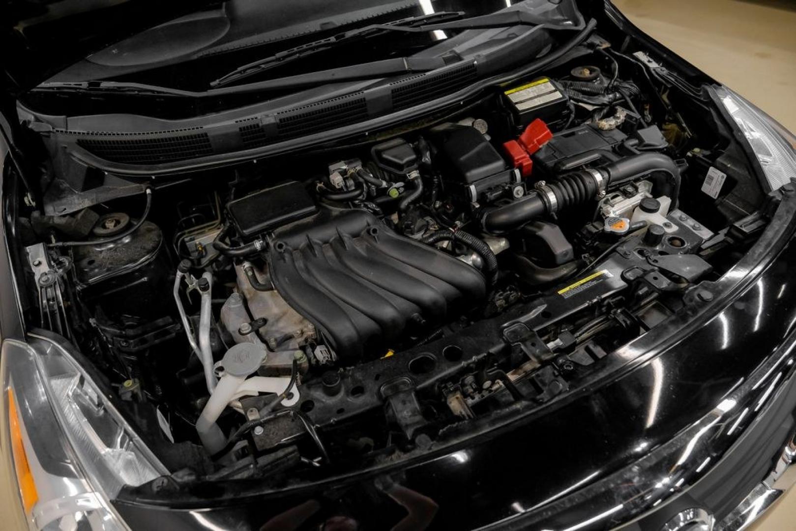 2019 Super Black /Charcoal Nissan Versa 1.6 SV (3N1CN7AP0KL) with an 1.6L 4-Cylinder DOHC 16V engine, CVT transmission, located at 15300 Midway Rd., Addison, TX, 75001, (972) 702-0011, 32.958321, -96.838074- Photo#56