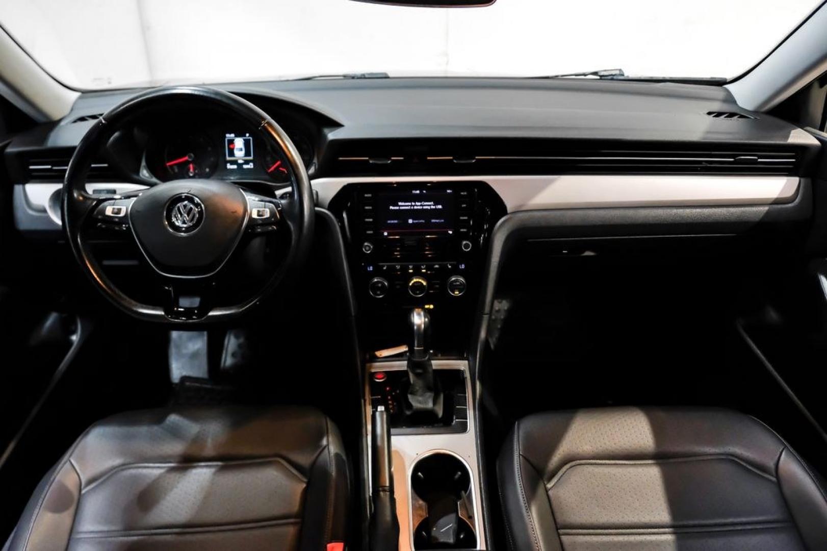 2020 Deep Black Pearl /Titan Black Volkswagen Passat 2.0T SE (1VWSA7A38LC) with an 2.0L I4 TSI Turbocharged engine, Automatic transmission, located at 15300 Midway Rd., Addison, TX, 75001, (972) 702-0011, 32.958321, -96.838074- Photo#15